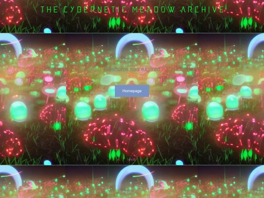 cyberneticmeadowarchive screenshot