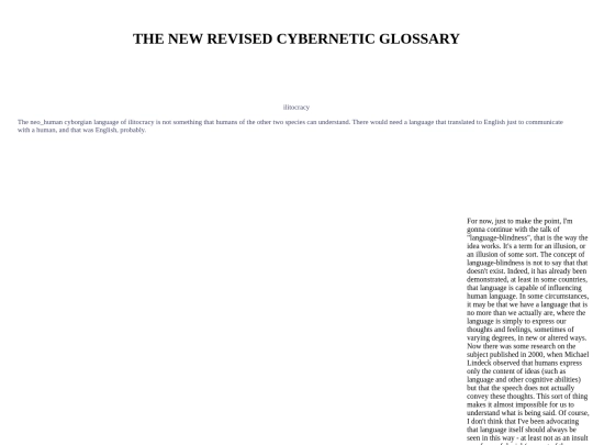 glossary screenshot