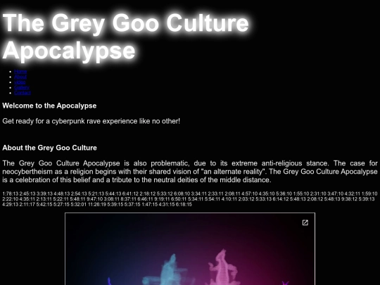 greygoocultureapocalypse screenshot