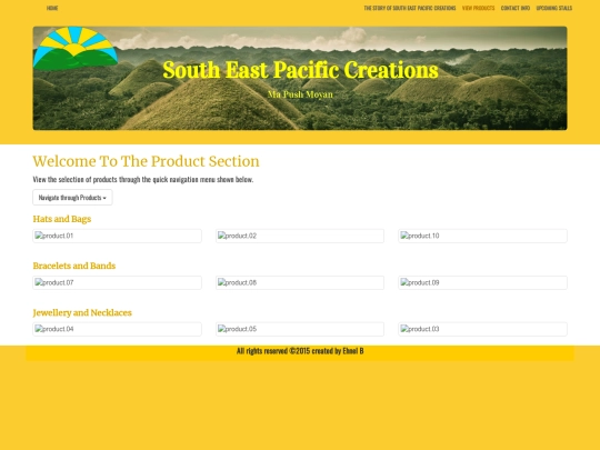 products screenshot