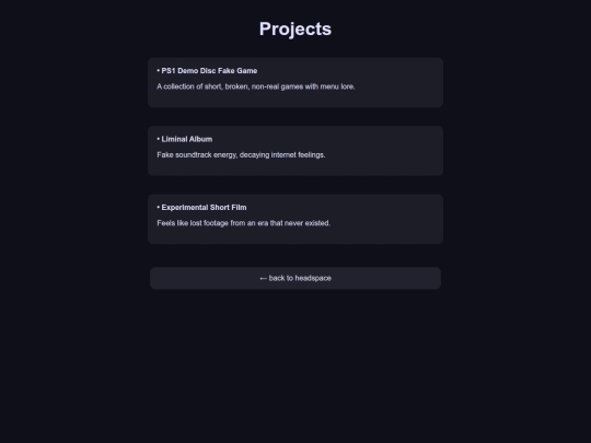 Coolsite/Projects screenshot