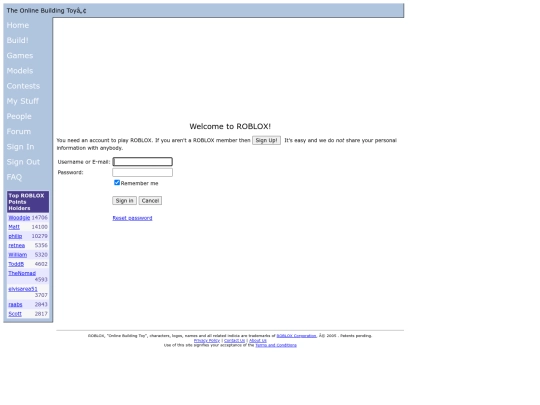 Login screenshot