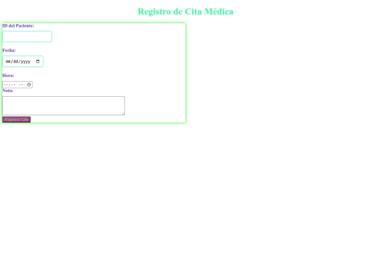 citas-medicas screenshot