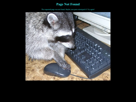 not_found screenshot