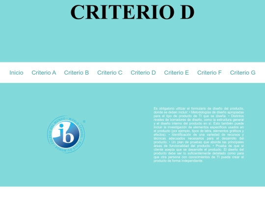 criteriod screenshot