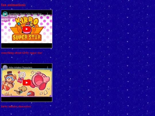 Kirby-shrine/fanani screenshot