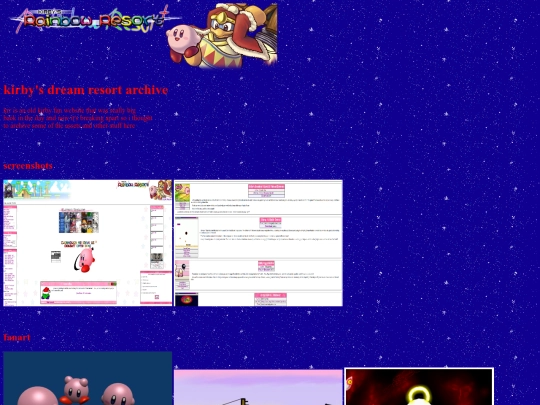 Kirby-shrine/krr-archive screenshot