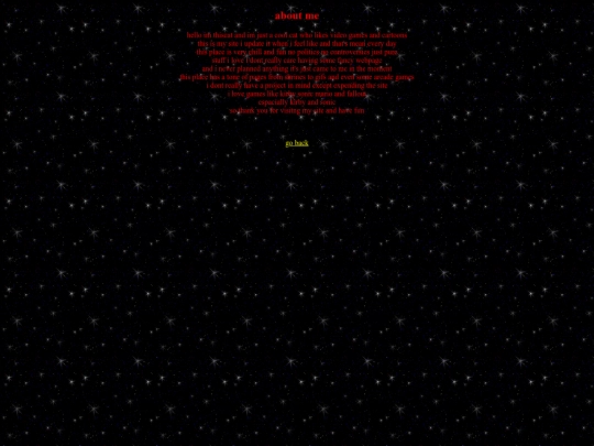 aboutme screenshot