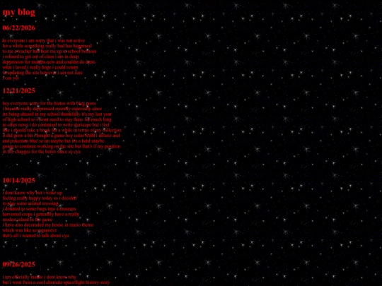 blog screenshot