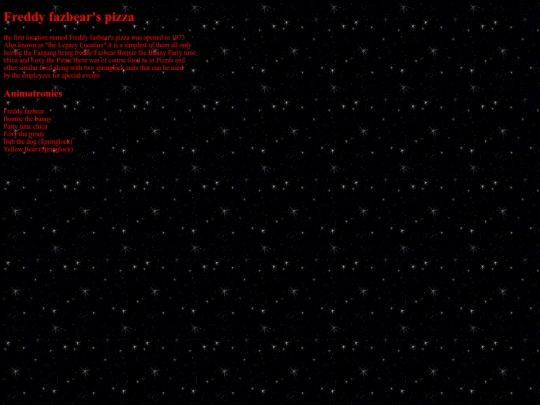 fnaf fanon wiki/Freddypizza screenshot