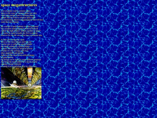 new blog/space/megastruc screenshot