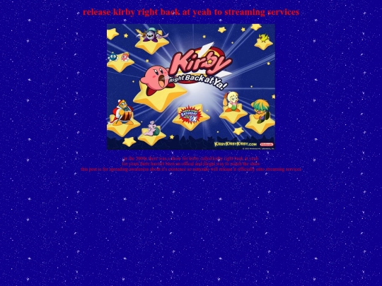 release-Kirby-right-back-at-yeah screenshot