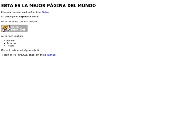 index screenshot