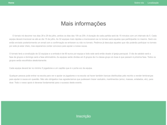 info screenshot