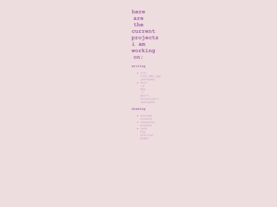 projects screenshot