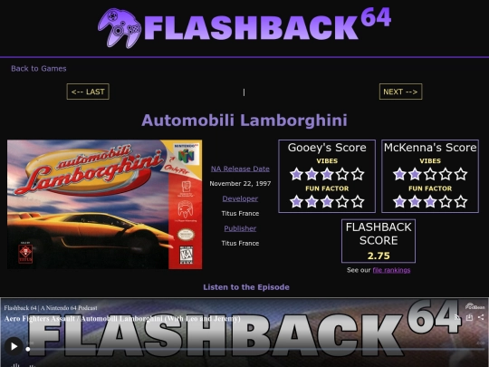 N64_Games/Automobili_Lamborghini screenshot