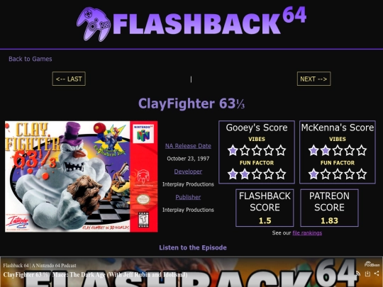 N64_Games/ClayFighter_63_1_3 screenshot