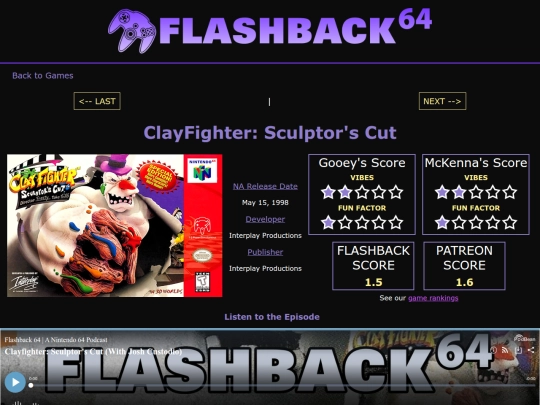 N64_Games/ClayFighter_Sculptors_Cut screenshot