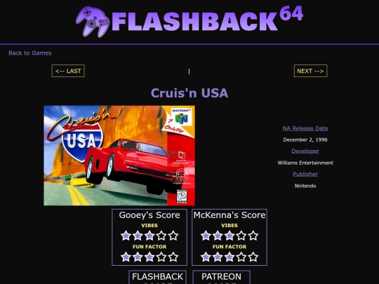 N64_Games/Cruis_n_USA screenshot