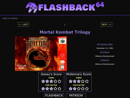 N64_Games/Mortal_Kombat_Trilogy screenshot