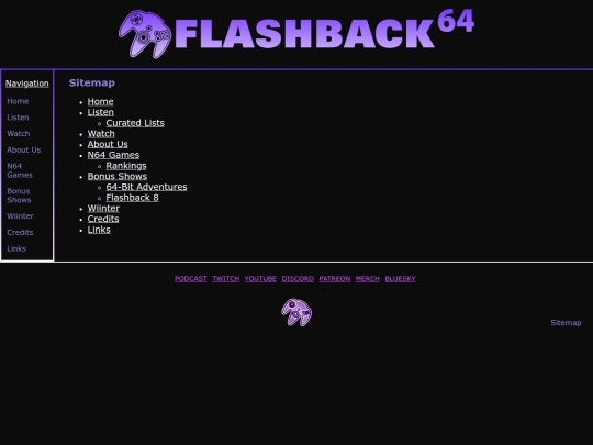 Sitemap screenshot