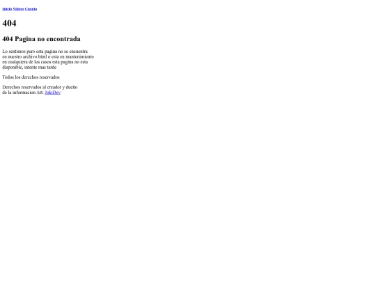 pajeros/404 screenshot