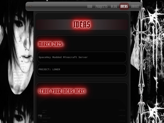 ideas screenshot