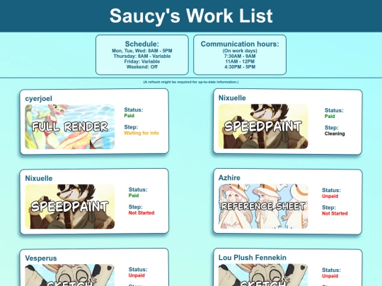 pages/list screenshot