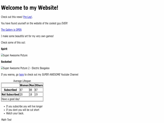 index screenshot