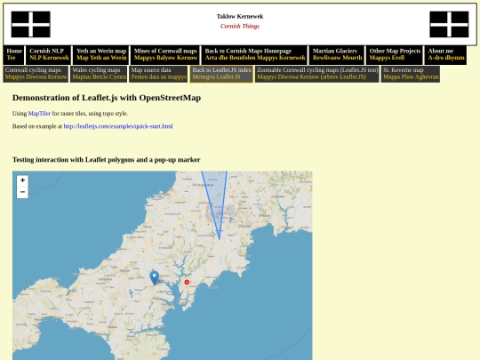 mappys/leafletJStest/osmleaflettest screenshot