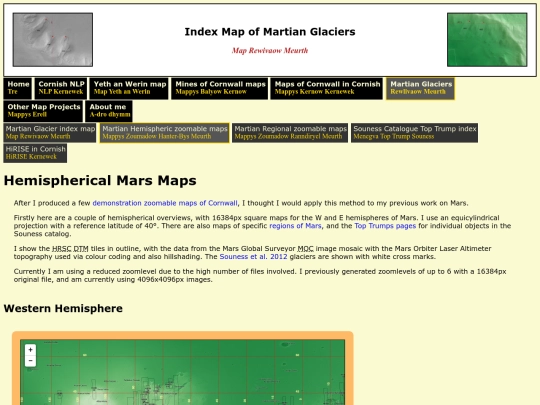 mars/hemispheres screenshot