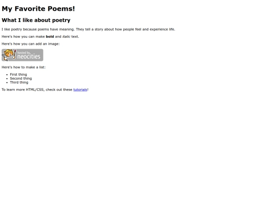 index screenshot
