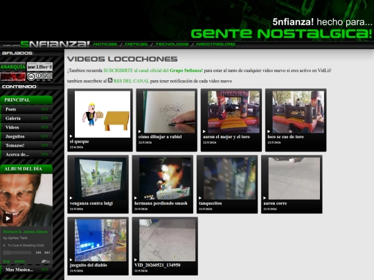 videos screenshot