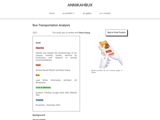 html/bus screenshot