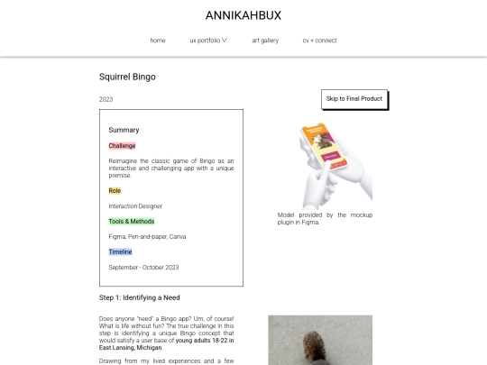 html/squirrelbingo screenshot