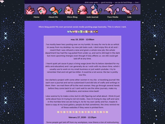 microblog screenshot