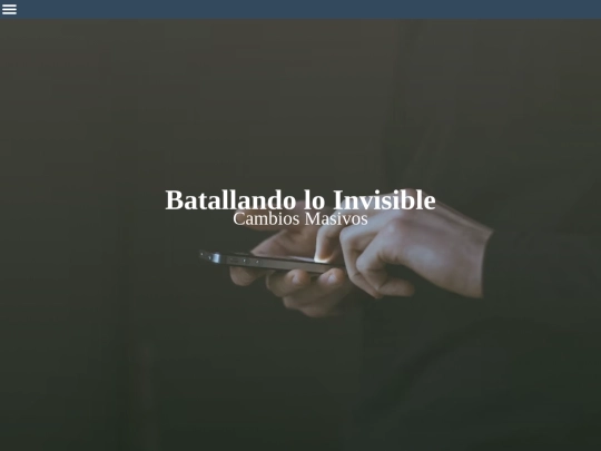 Batallando lo invisible screenshot