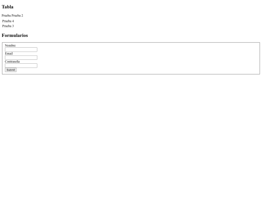 views/tablasForms screenshot