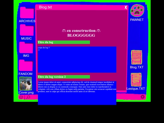 blog screenshot