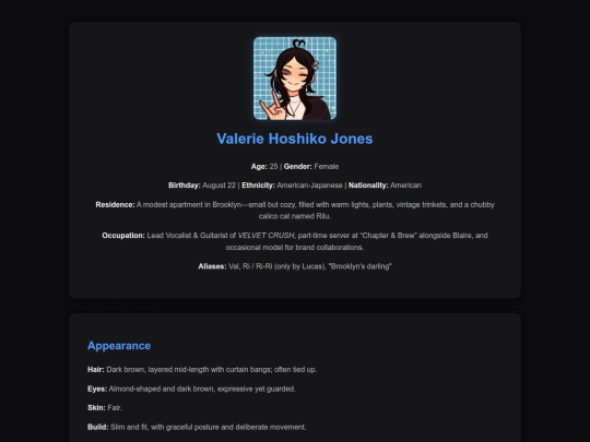 Valerie Hoshiko Jones screenshot