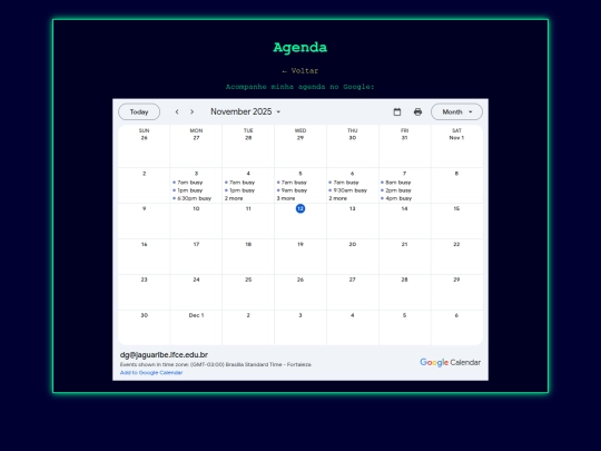 agenda screenshot