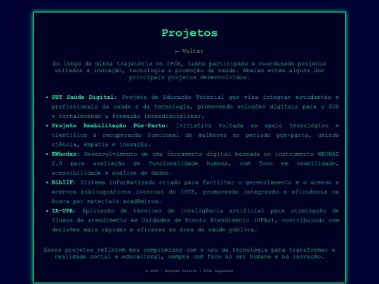 projetos screenshot