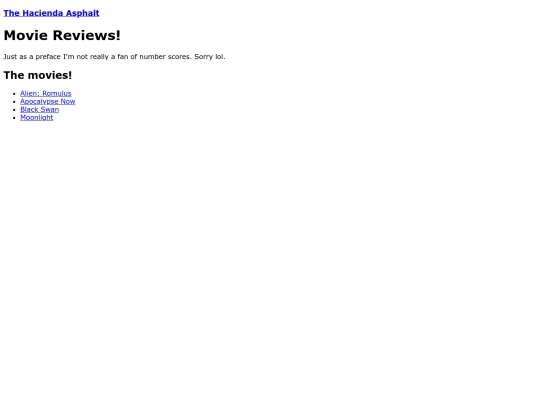 reviews/movie-index screenshot