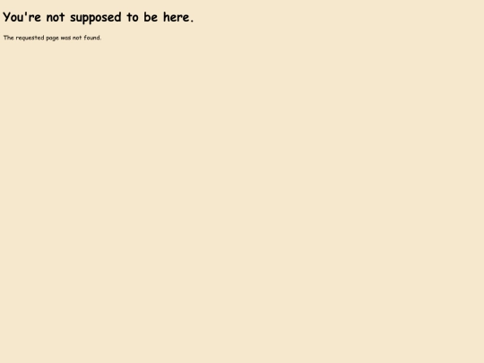 not_found screenshot