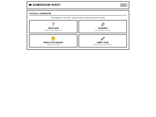 gameshow screenshot