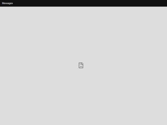 messages screenshot