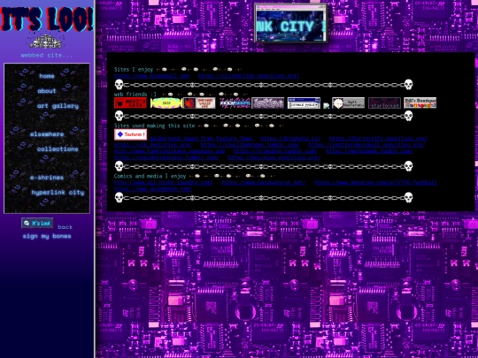 sites screenshot