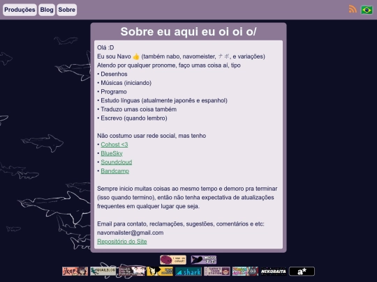 sobre screenshot