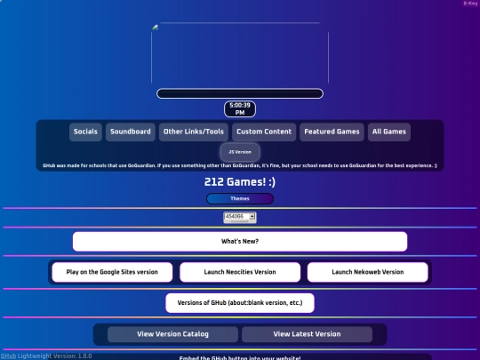 GHub Light (1.0.0) screenshot
