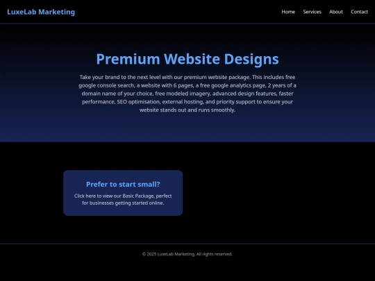premiumwebsite screenshot